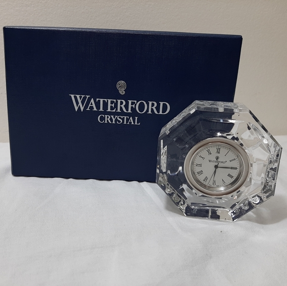 Waterford Crystal Accents Waterford Crystal Small Clock No Box